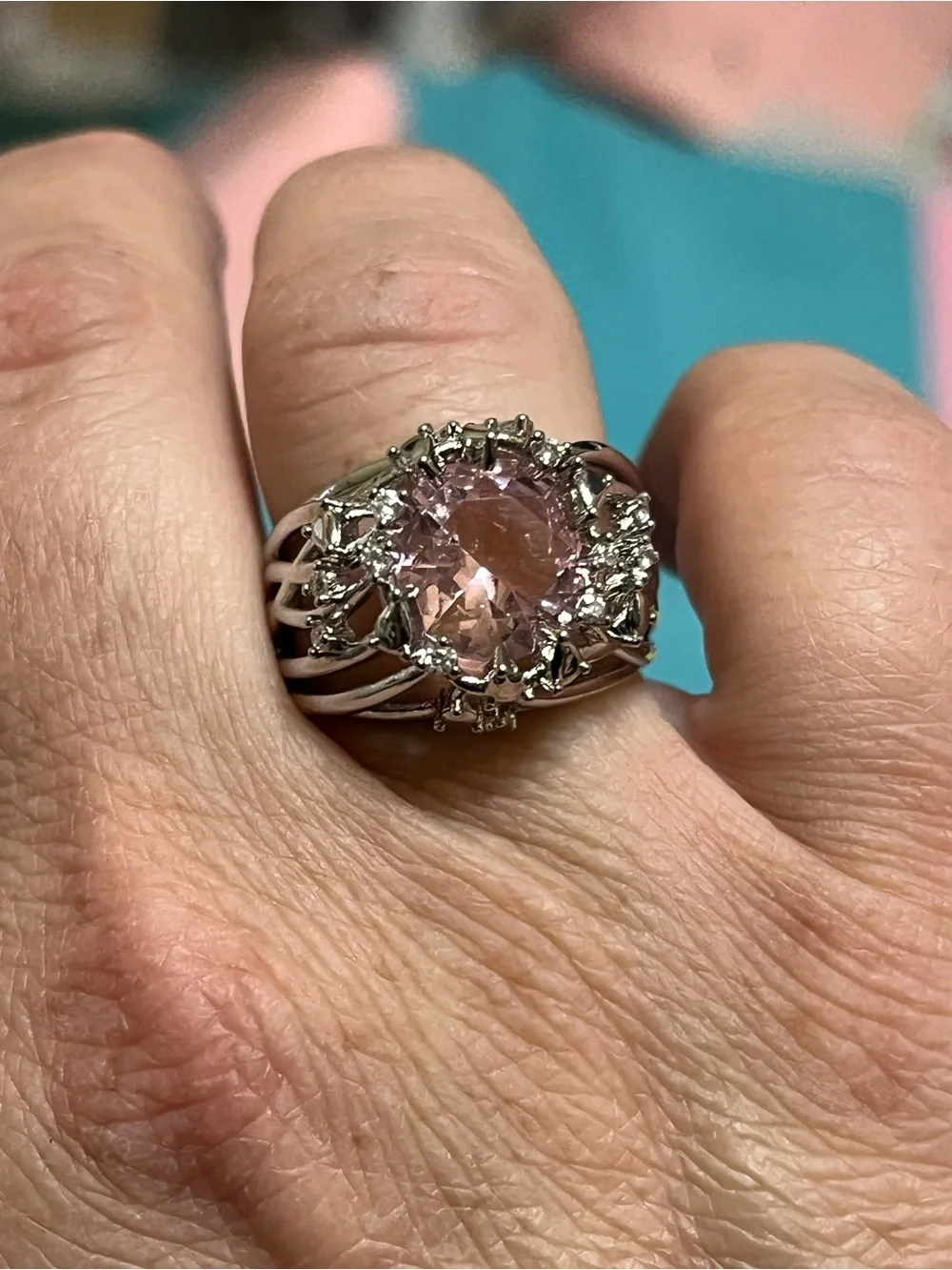 Pink Cocktail Ring
